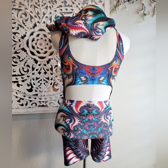 BADINKA BEYOND DIVERGENCY CATSUIT HOODIE ROMPER BACK & FRONT OPENING COSPLAY XS - Picture 5 of 15